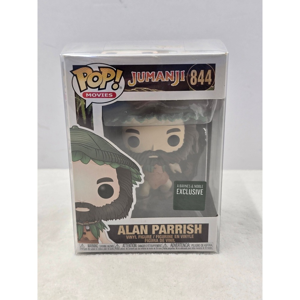 Funko Pop Movies Jumanji Alan Parrish 844 Barnes & Noble Exclusive Vinyl Figure
